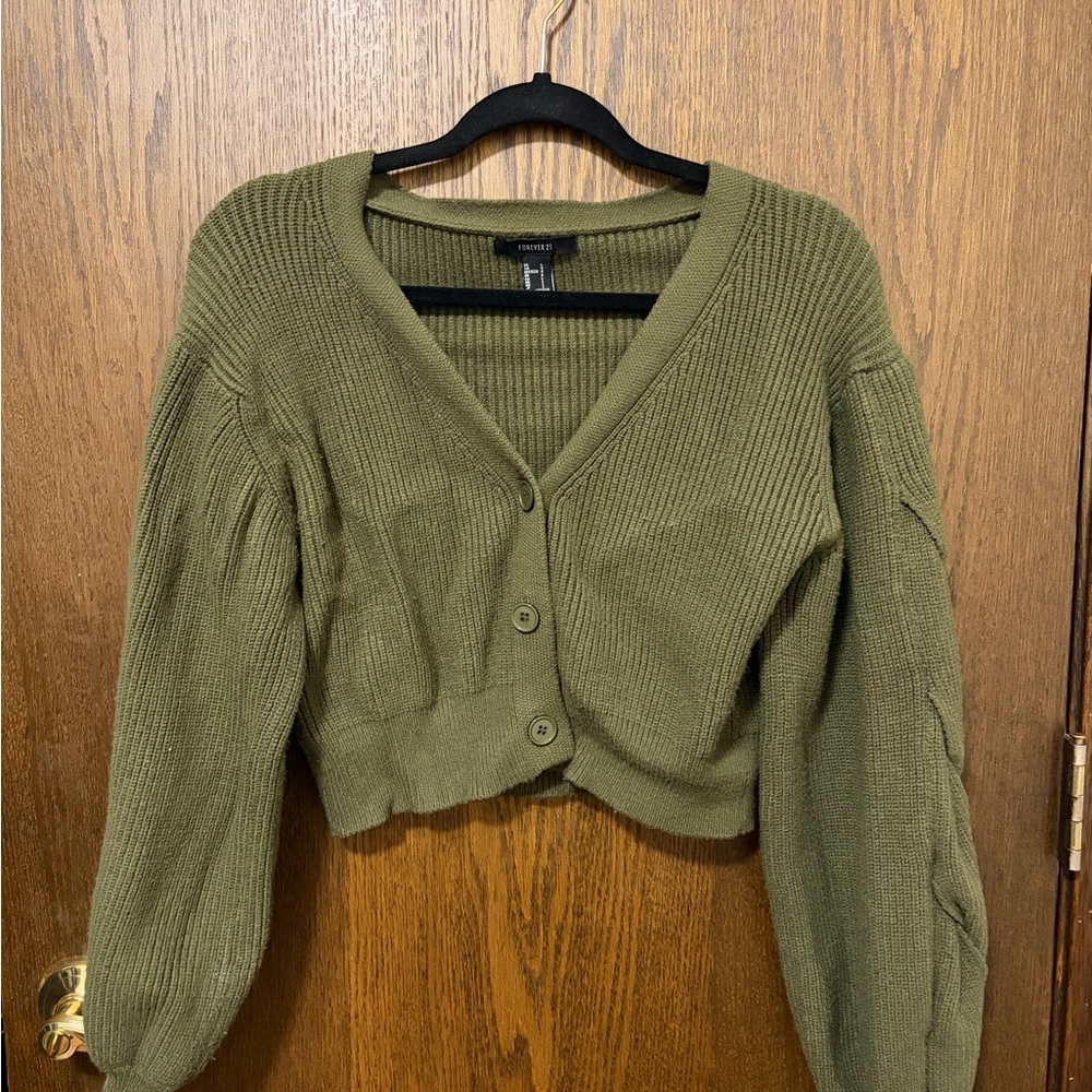 Forever 21 Olive Green Sweater